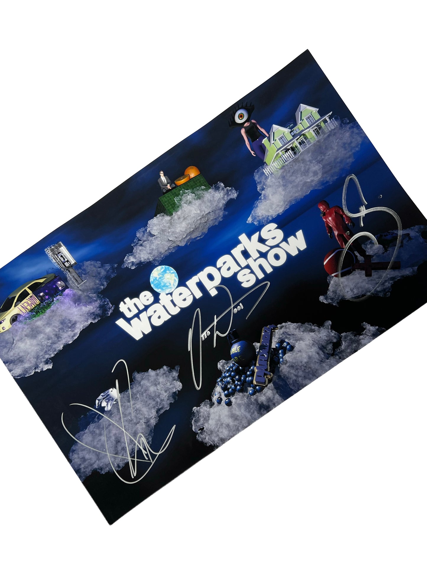 NEW! *SIGNED* The Waterparks Show Poster - 11" x 17"