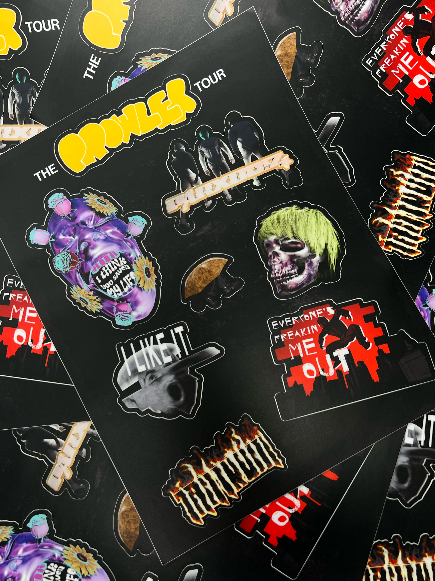 NEW! Prowler Tour Sticker Sheet